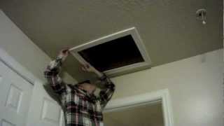 How to Install an Attic Access Door for Insulation [upl. by Butch]