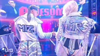 The Miz amp Maryse Entrance  RAW November 29 2021 [upl. by Nlocnil]