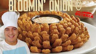 A FAMOSA CEBOLA DO OUTBACK  MOLHO BLOOMING ONION  BIG ONION [upl. by Atcliffe]