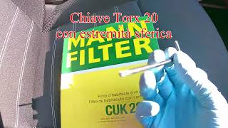 Tutorial Sostituzione filtro abitacolo Dacia Duster II 2019 [upl. by Anuhsal60]