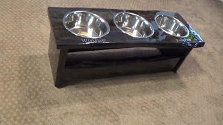 Raised Dog Bowl Stand [upl. by Asilegna]