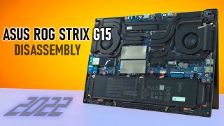 Asus ROG Strix G15 2022 Review  Disassembly and upgrade tutorial [upl. by Terena]