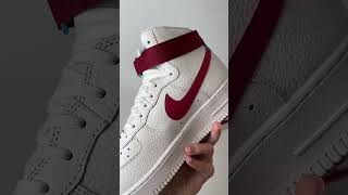 ✨Кроссовки Кроссовки Nike Air Force 1 Mid White Red [upl. by Oznol562]