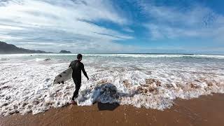 POV Surf 10 Beginner  Zarautz 3 sessions [upl. by Klingel657]