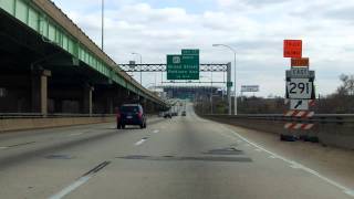 Delaware Expressway Interstate 95 Exits 12 to 19 northbound [upl. by Knudson]