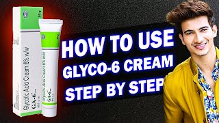 HOW TO USE GLYCO 6 CREAM  Glyco 6 Cream Kaise Use Kare  TEJASVA CHANDEL [upl. by Aisad]