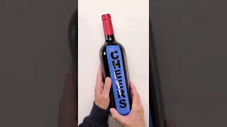 DIY Glass Etching on Wine Bottles [upl. by Brodench]