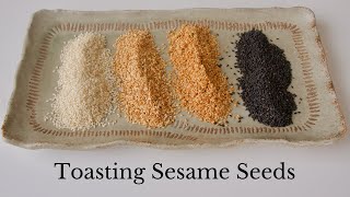 How to toast sesame seeds  Ground Sesame Seed Salt [upl. by Tennaj]