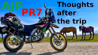 AJP PR7 review after 11000 kilometers trip [upl. by Aivatra]