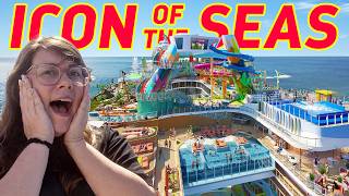 Boarding Icon of The Seas  The BIGGEST Cruise Ship Ever [upl. by Kamillah361]