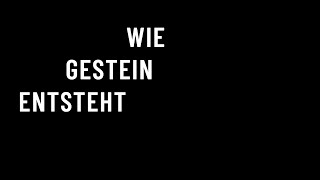 Wie Gestein entsteht  Gedicht 33  Hannes Sonntag [upl. by Emmalee924]