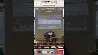 Heartfm demo  KCL STEM  Rachmaninoff Rhapsody v18c pianistlistener physiol amp piano midi short [upl. by Vinny967]