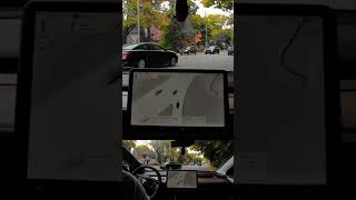 Tesla AI Car Seamlessly Merges into Downtown Traffic Autonomous Driving in Action [upl. by Nauqed]