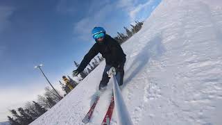 Skiing In Norway Gaustablikk [upl. by Enilatan]