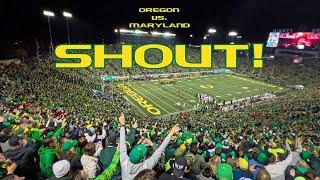 SHOUT  Oregon vs Maryland [upl. by Casanova]