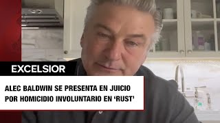 Alec Baldwin se presenta en juicio por homicidio involuntario en ‘Rust’ [upl. by Coates102]