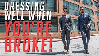 Stylish and Broke  Suiting Up On a Budget  Mens Fashion Advice  Gents Lounge [upl. by Harrak]