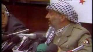 Yasser Arafat le blagueur doublage des bleu poudre [upl. by Noeruat145]