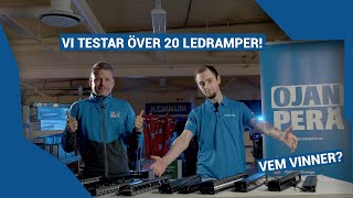 STORT LEDRAMPTEST  Vi testar över 20 ledramper  Ojanperä Extraljustest 2020 [upl. by Amuh]