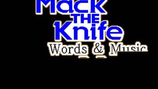 Karaoke MACK THE KNIFE Boby Darin [upl. by Grogan541]