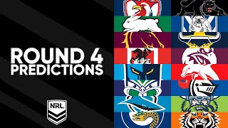 NRL Round 4 Predictions 2024 [upl. by Eckart]