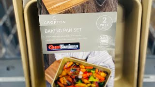 ALDI Crofton Baking Pan Set  ALDI Crofton Baking Pan Set Review [upl. by Appleton698]