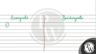 How ascomycetes are different from basidiomycetes W [upl. by Kerwon470]