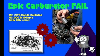 Honda Goldwing Owners Beware Carburetor Fail Can Happen to You [upl. by Htez]