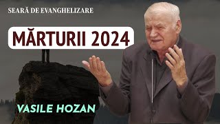 Vasile Hozan  Mărturii  seară de evanghelizare 2024 [upl. by Nacim178]