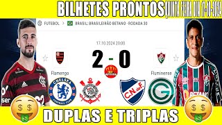 PALPITES DE FUTEBOL PRA HOJE DIA 17 10 2024 QUINTA FEIRA [upl. by Grondin52]