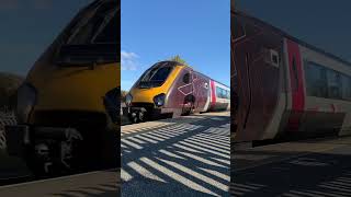 HIGH SPEED cross country voyager 220018 micklefield train [upl. by Tessil]