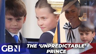 Prince Louis seen DANCING and YAWNING at Trooping the Colour celebration  ’Unpredictable as ever’ [upl. by Greenquist]