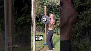 I Added a Simple DIY Squat Rack to my Backyard Pullup Bar [upl. by Stich]