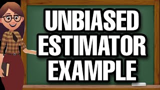 unbiased estimator example in hindi statistics [upl. by Hercules]