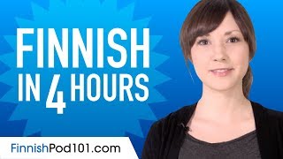 Learn Finnish in 4 Hours  ALL the Finnish Basics You Need [upl. by Greyson]