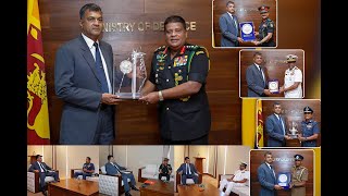 CDS Tri Forces Commanders and Acting IGP pay courtesy calls on Defence Secretary [upl. by Atikam]