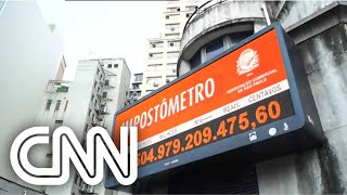 Impostômetro ultrapassa marca de R 500 bilhões em 2023  CNN NOVO DIA [upl. by Sirehc]