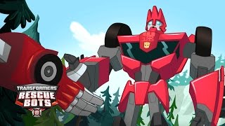 Transformers Rescue Bots  Introducing Sideswipe Official Clip  Transformers Junior [upl. by Rolan]