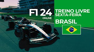 F1 24 Treino Livre  Brasil Online formula1 f124 f1 treino qualy f1band automobile [upl. by Sikata]