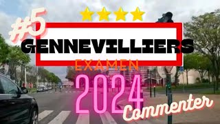 5 PARCOURS CENTRE DEXAMEN PERMIS B🚦🚗🚦GENNEVILLIERS [upl. by Lucey]