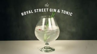 How to Make a Royal Street Gin amp Tonic  Ruths Chris Steak House [upl. by Gutow777]