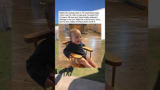 This Dad Built a Rocking Chair at 14 and Realized 24 Years Later It Was Meant for His Son [upl. by Bor]