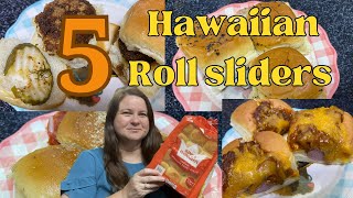 5 Hawaiian Roll Sliders  Nashville Hot Chicken  Chili Cheese Sliders  what’s for dinner [upl. by Josephine]