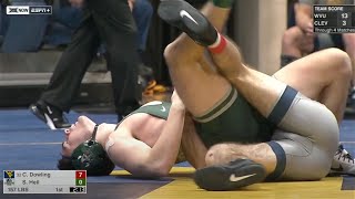 157lbs Caleb Dowling West Virginia vs Shane Heil Cleveland State [upl. by Pease]