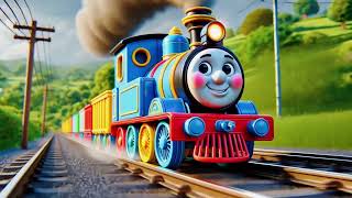 Chanson du Train Chicka Boo  Rimes Amusantes Koo Chuk Chuk pour Enfants [upl. by Alodie358]