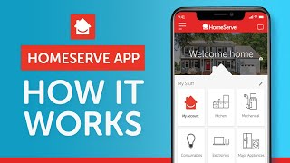 How It Works  The HomeServe Mobile App [upl. by Ranjiv]