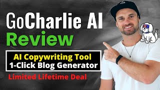 GoCharlie AI Review ❇️ Affordable AI Copywriting Software [upl. by Leumek215]