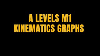 A LEVELS M1 KINEMATICS TYPE 3 GRAPHS [upl. by Elspet750]