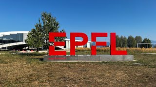 1km chilling Walk in EPFL from Rolex Learning Center to Lake Geneva 4K HDR [upl. by Melantha188]