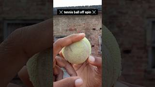 off spin 🥎 shorts offspin shortsfeed tennisball youtubeshorts shortvideo [upl. by Sura122]